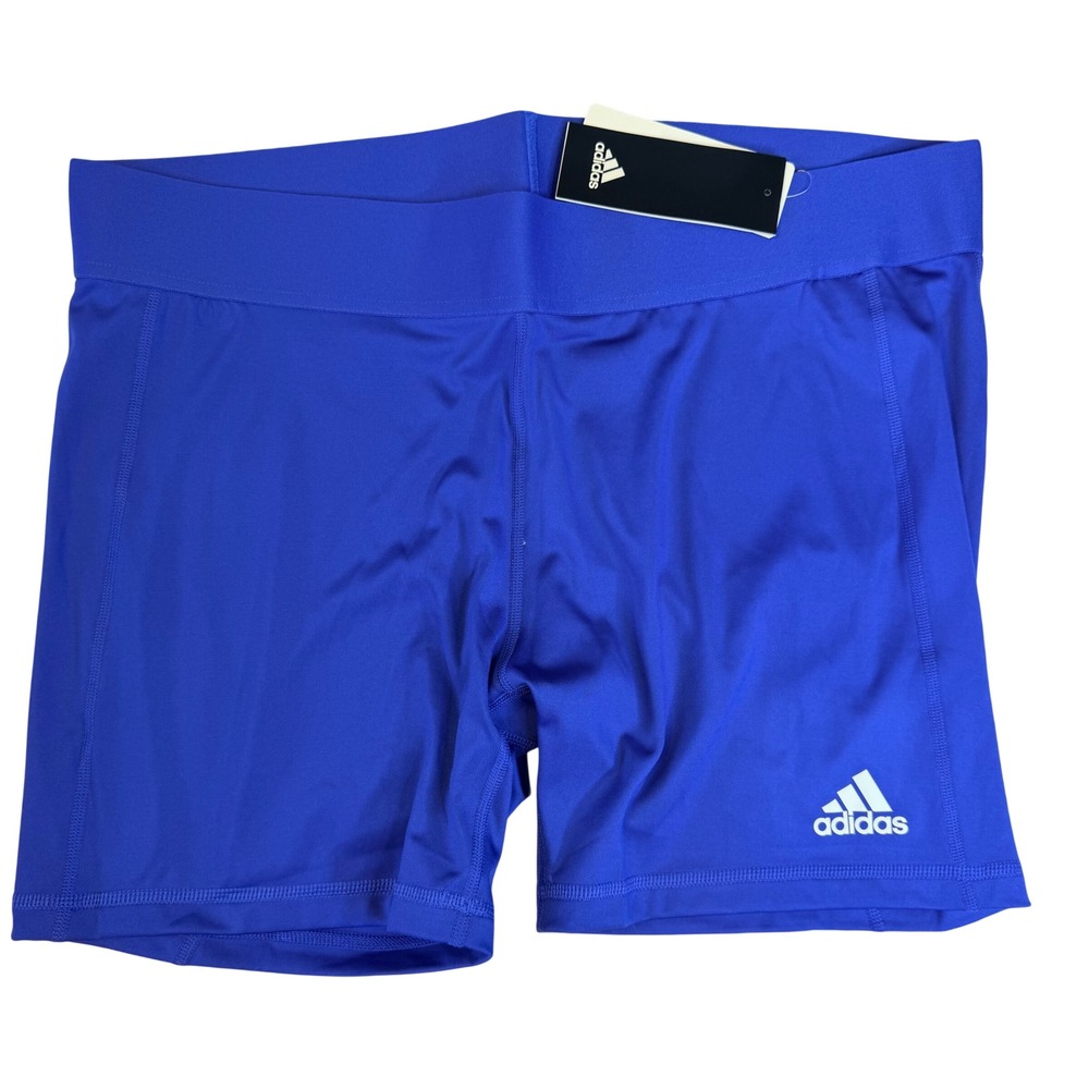 Adidas Volleyball Tights ASK VB Short T Women's XL4" Royal Blue Gym Workout New